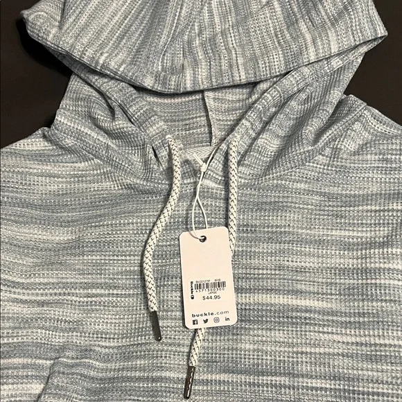 Buckle Gray/Green/Blue Striped Hoodie - Picture 4 of 4